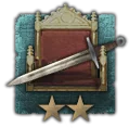 Valued Warlike Courtier trait icon